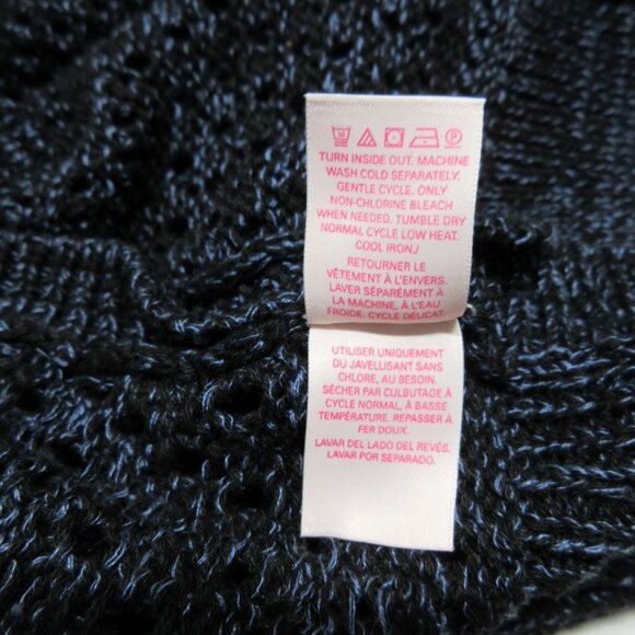 Victoria's‎ Secret women's linen blend boat neck open knit pullover sweater M - Picture 9 of 13